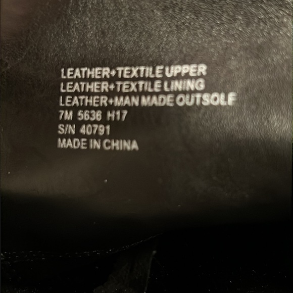 Tory Burch over the knee calf leatherstretch textile boot .Black.Like new Size 7 - Picture 4 of 4